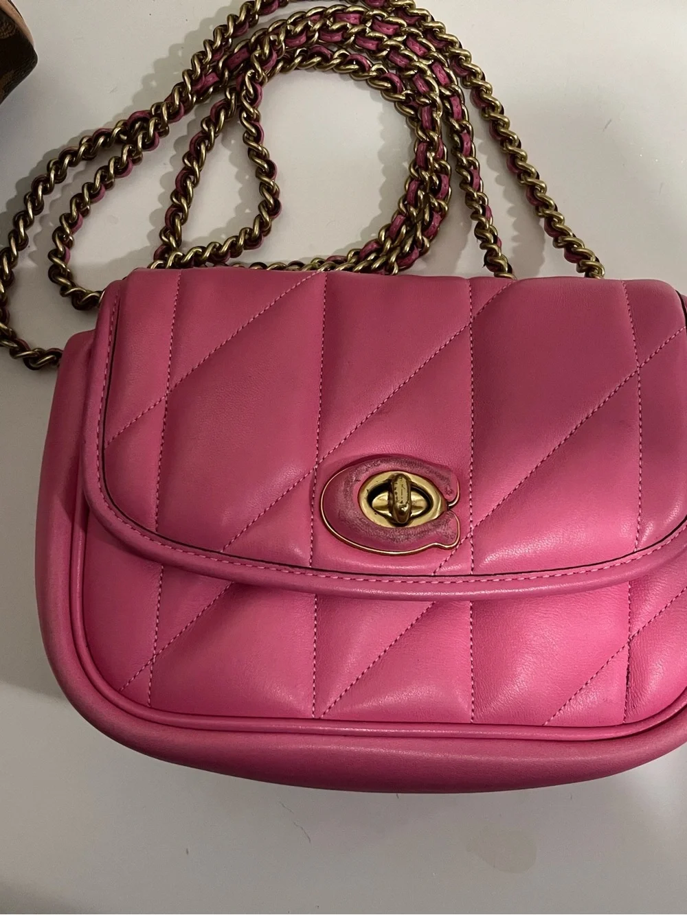 Coach Pillow Quilted Madison 18